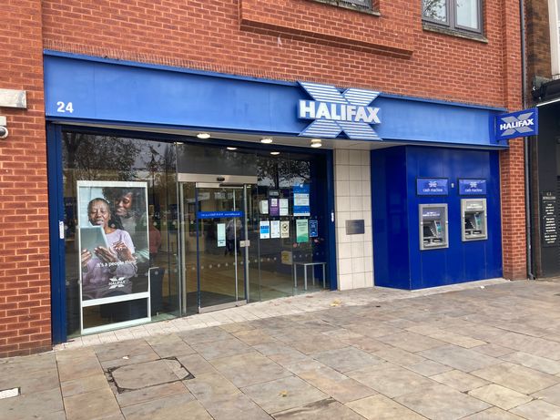 The Halifax bank in Middleton town centre