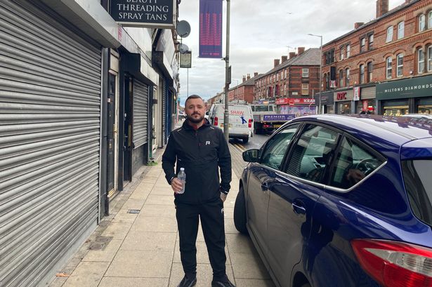 Jordan Daly, 35, on County Road.