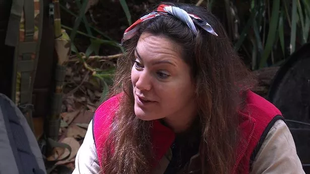 Kelly Brook in the jungle on I'm a Celebrity... Get Me Out of Here