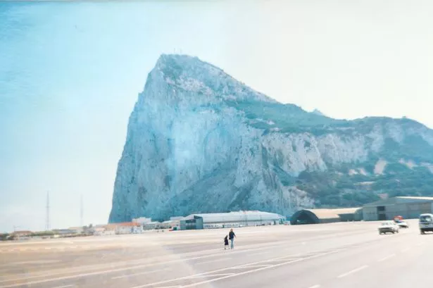 A photo taken by Gary Williamson in Gibraltar before he suddenly lost his sight