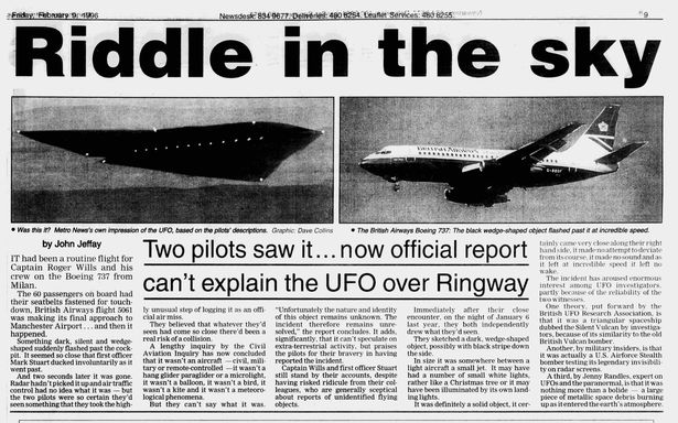 'Riddle in the sky' Manchester Metro News - Friday 09 February 1996