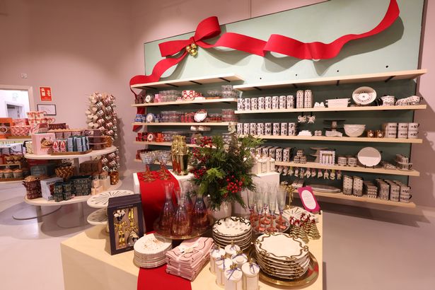 Anthropologie's dedicated Christmas section