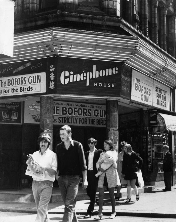 The Cinephone Cinema which specialised in foreign films in Market Street, Manchester. November 23, 1973