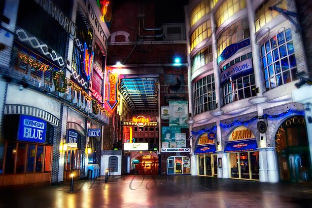 Inside the Printworks in Manchester around 2015