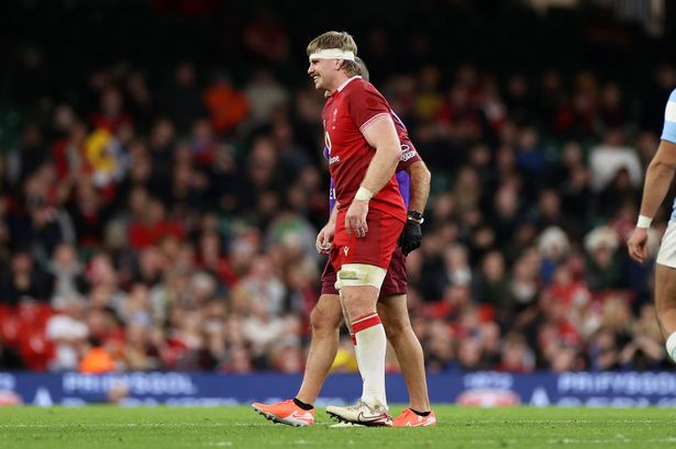 Aaron Wainwright suffered an injury against Argentina