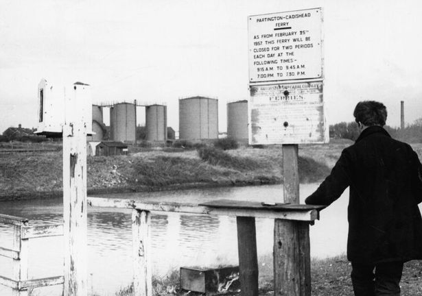Manchester Ship Canal, Partington - Cadishead Ferry 1967