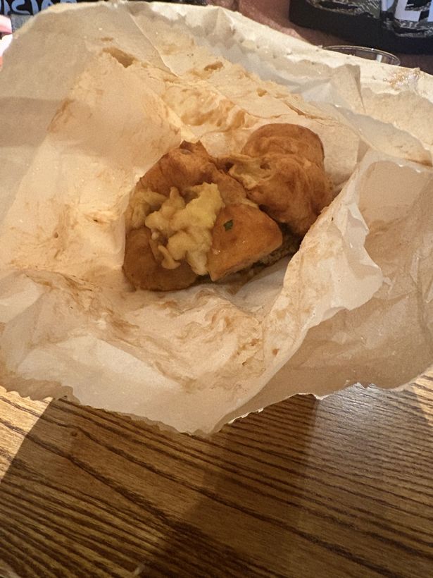 Amy Jones claims she had to put her leftover Toby Carvery in a brown bag to take it home