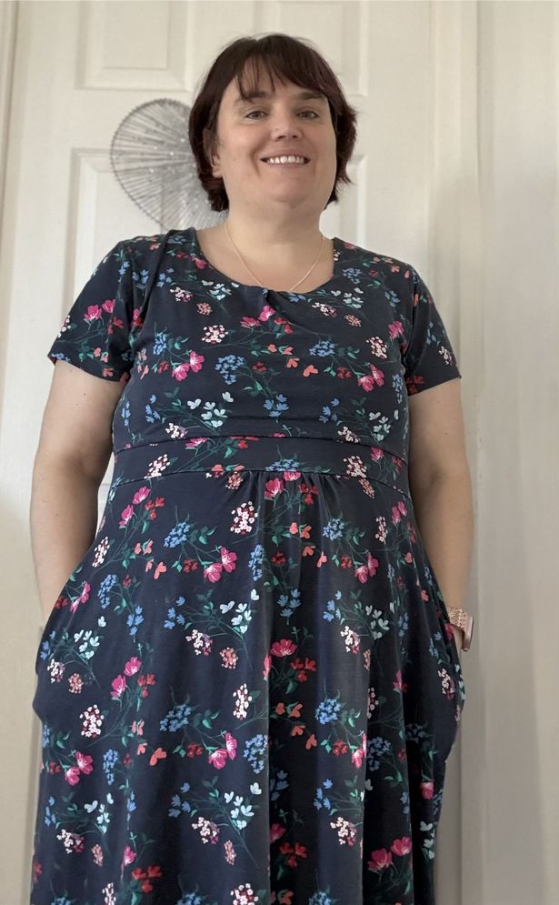 Amy after her gastric sleeve surgery in September 2025