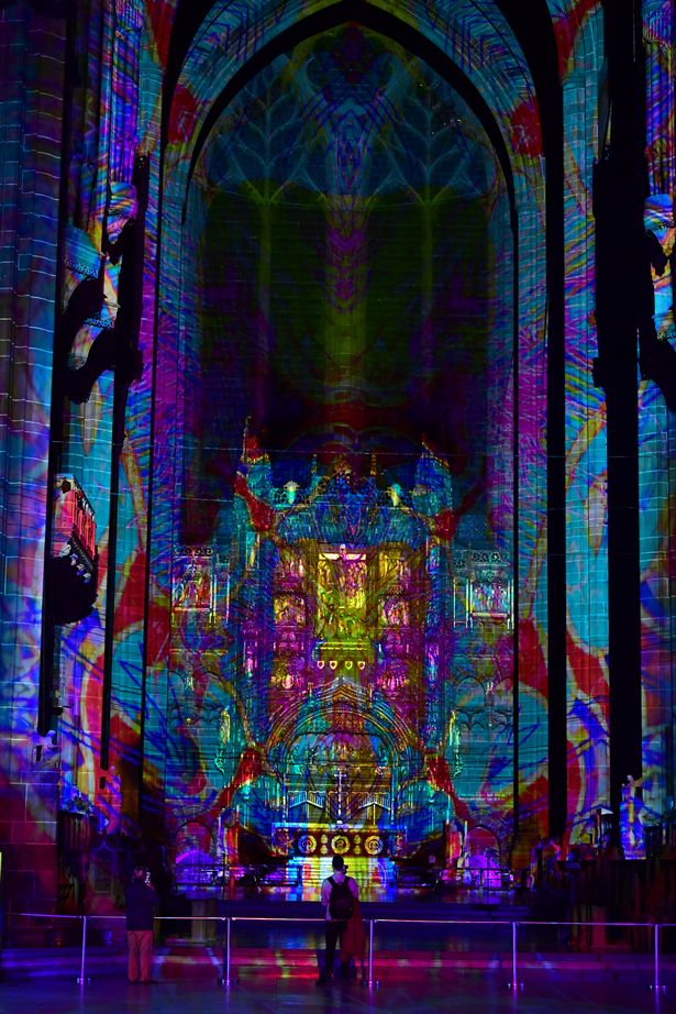 The Light Before Christmas at Liverpool Cathedral.