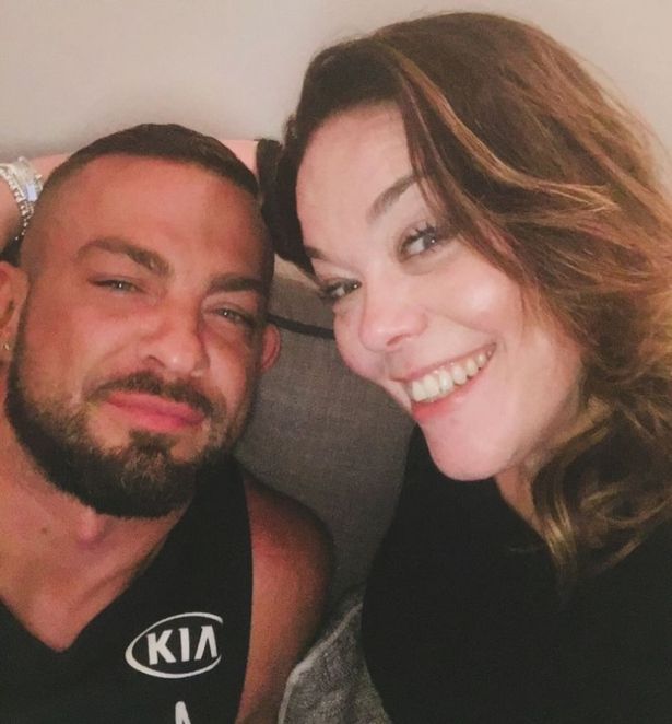 Emmerdale's Lisa Riley with best friend, late Strictly Come Dancing star Robin Windsor