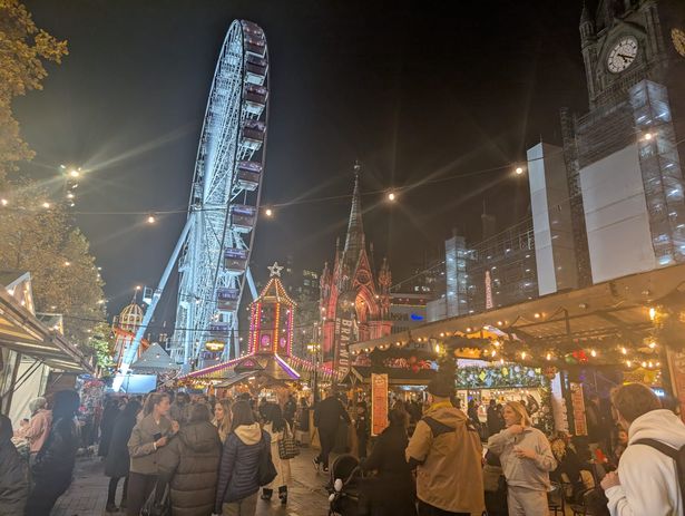 Albert Square at Manchester Christmas Market