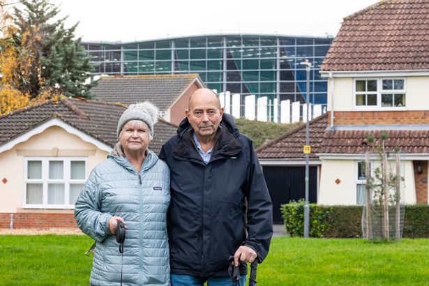 Local residents Christine and Paul Selby