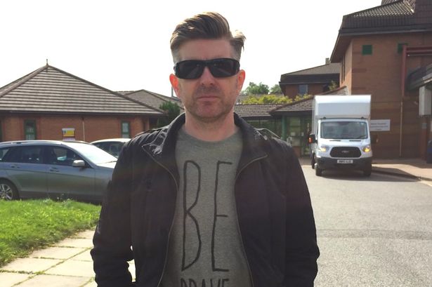 Phil Alderson at Clatterbridge Hospital