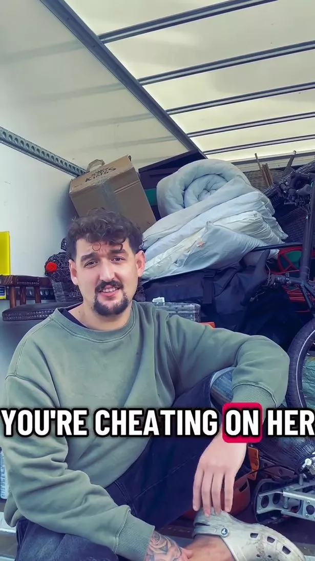 He says that he had already split from his wife before he started filming the show