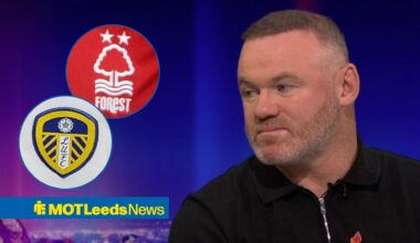 Wayne Rooney spoke about Leeds United on Match of the Day after Nottingham Forest defeat