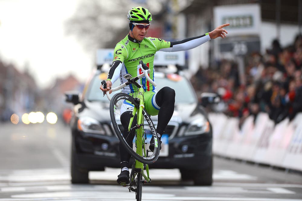 Peter Sagan wheelie
