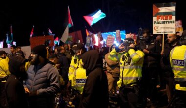 Aston Villa-Maccabi Tel Aviv protests: Police arrest 11 in Villa Park area