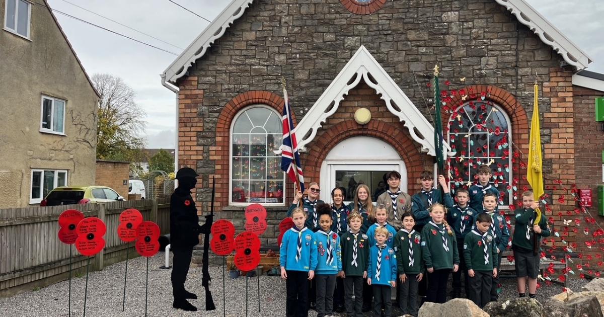 Scout group's remembrance display to honour lost Pilning men