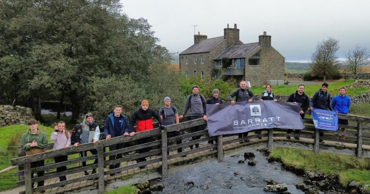 Homebuilder takes on Yorkshire Three Peaks Challenge