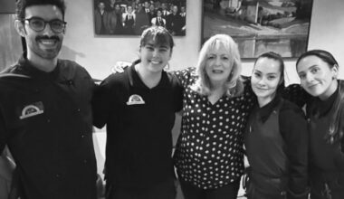Gavin and Stacey star Alison Steadman at Swindon Fratello's