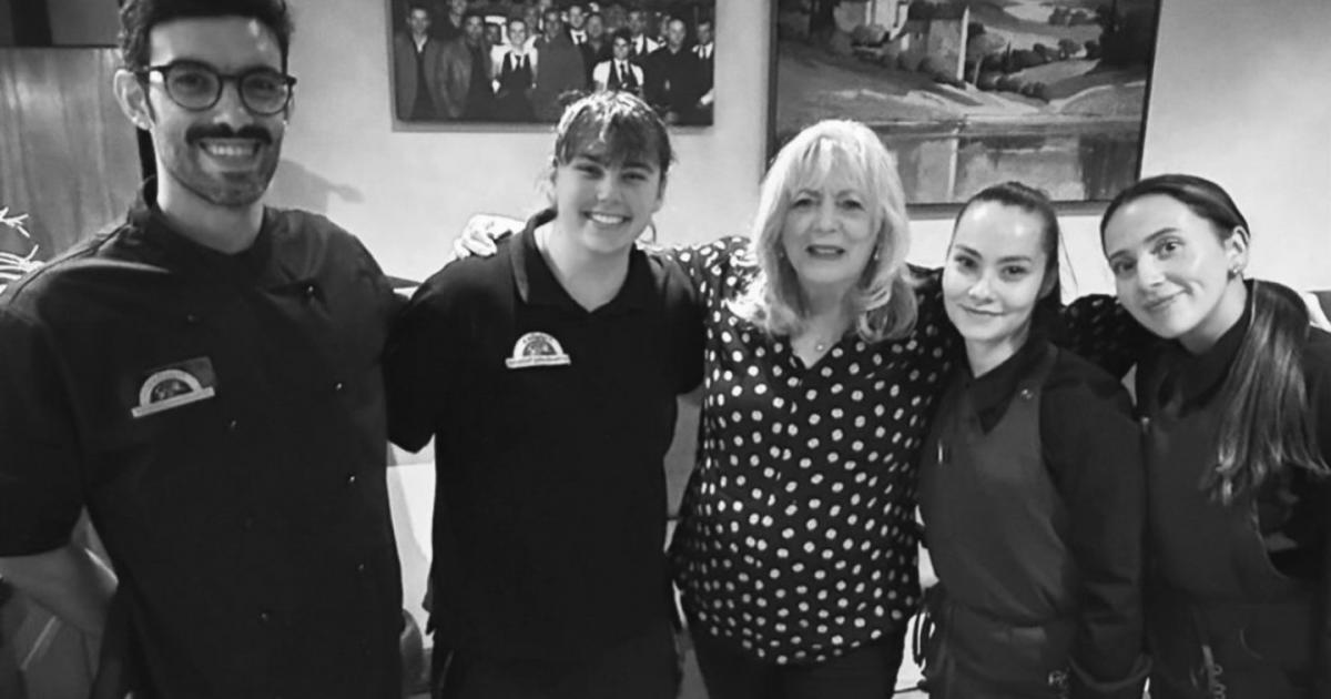 Gavin and Stacey star Alison Steadman at Swindon Fratello's