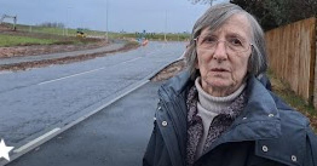 Bull sculpture next to home of cow stampede victim's widow