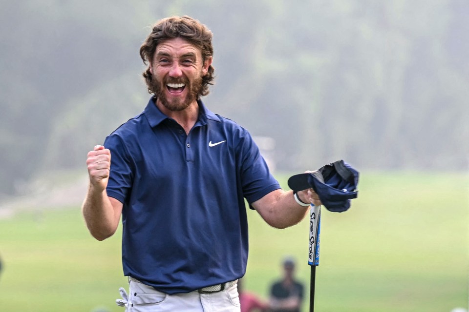 Tommy Fleetwood at the World India Championship.