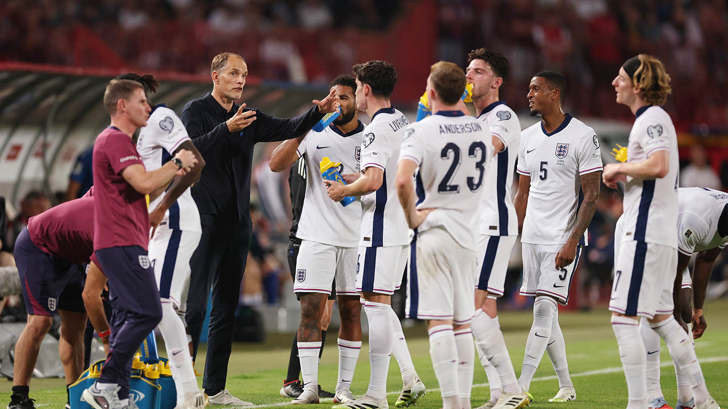 England men's senior squad named for Serbia and Albania