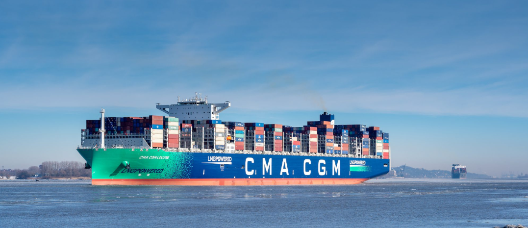 CMA CGM to Flag 10 Giant LNG-Fueled Ships in France