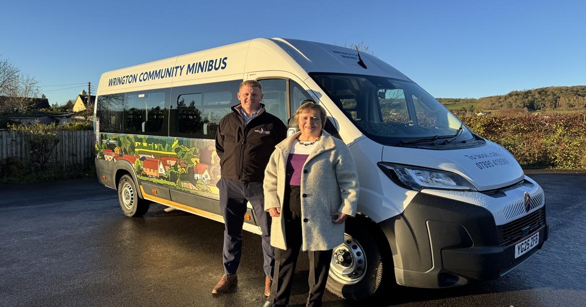 Bristol Airport awards £12,000 to Wrington Community Minibus
