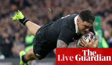 England v New Zealand: Autumn Nations Series rugby union – live | Autumn Nations Series