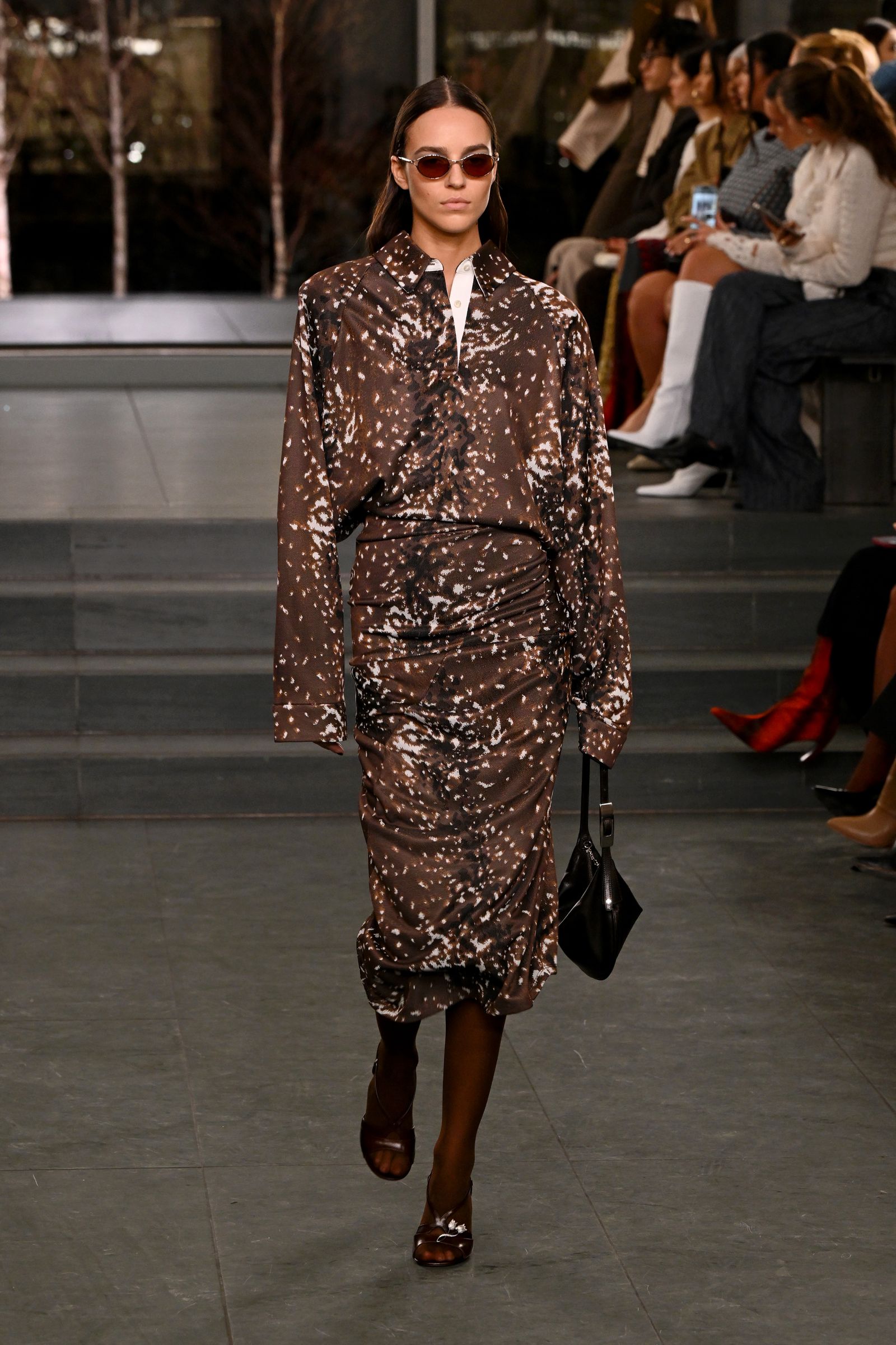 Tory Burch on the runway.