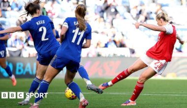 WSL LIVE: Watch Aston Villa v Everton plus scores from Brighton vs Man Utd, Leicester vs Arsenal & Tottenham vs Liverpool