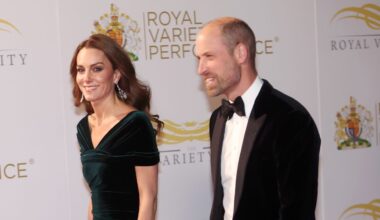 Kate Middleton recreates one of Princess Diana's most memorable black tie moments for the Royal Variety Performance