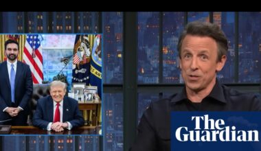 Seth Meyers on Trump’s meeting with Mamdani: ‘I’ve never seen Trump this smitten before’ | Late-night TV roundup