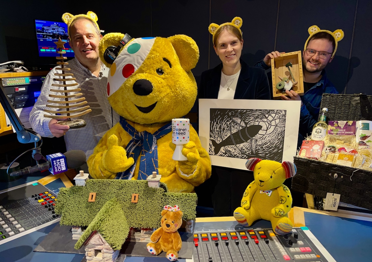 Children in Need fundraiser live on the radio this Friday