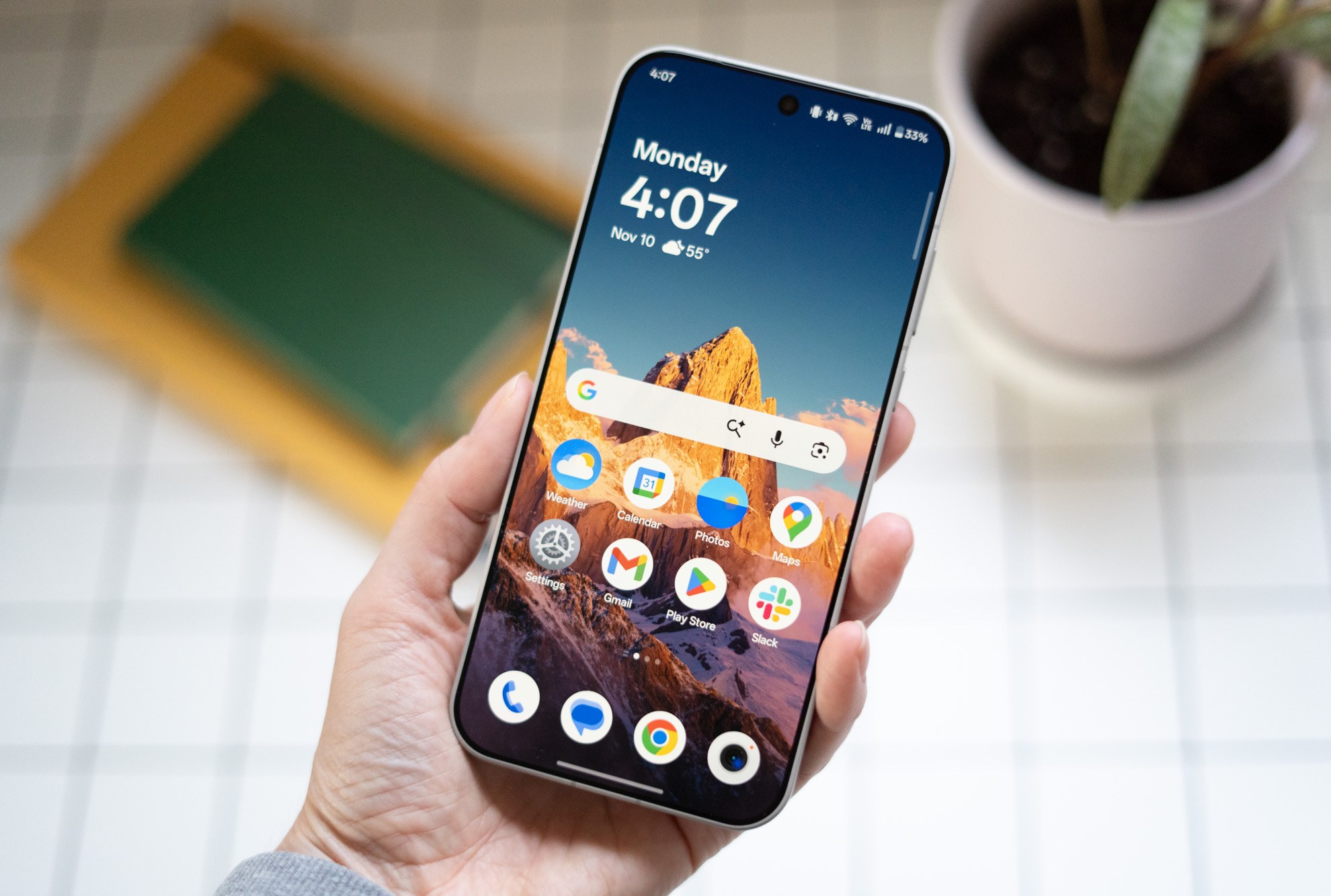 OnePlus 15 on a desk