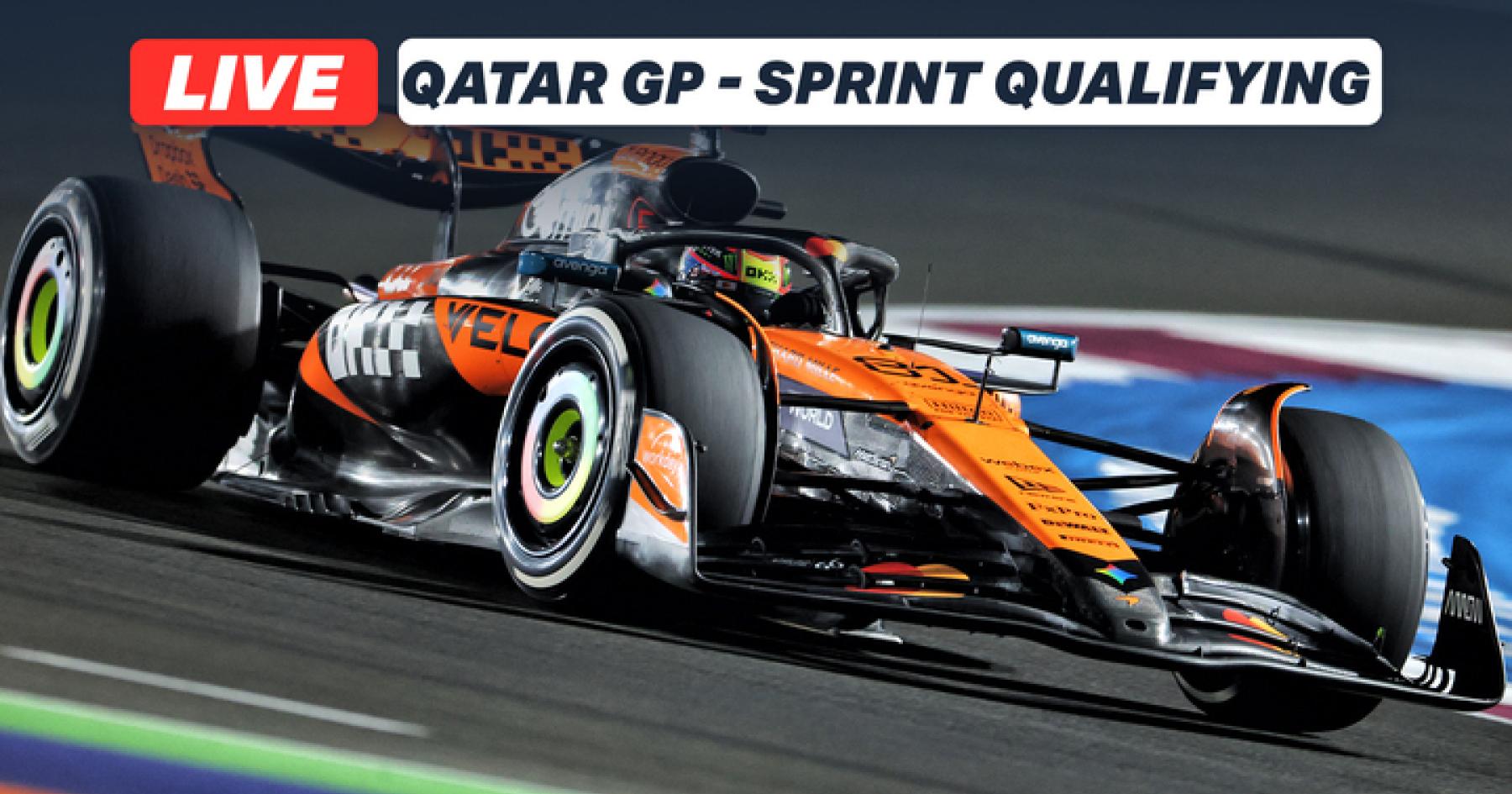 LIVE: 2025 F1 Qatar Grand Prix - Sprint qualifying