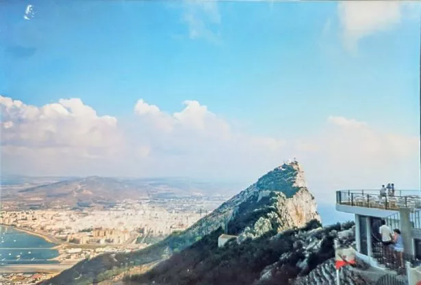 Photo of the top of Gibraltar taken by Gary shortly before he went blind