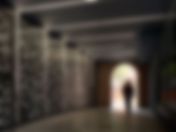 An blurry photograph represents how Gary Williamson sees the world due to visual disability