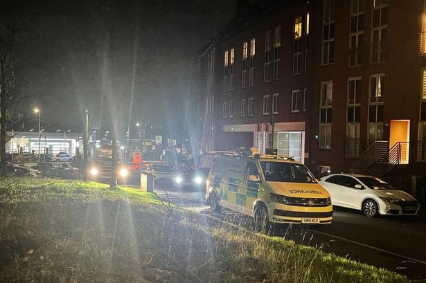 A block of flats in the Jordanhill area of Glasgow were evacuated after a man was found dead
