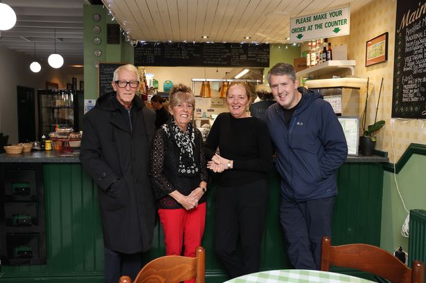 John, Susan, Carly and Andy Lea, owners of Maggie Mays on Bold Street