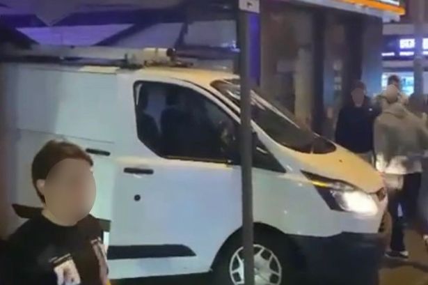 The scene of the crash on Smithdown Road, Wavertree