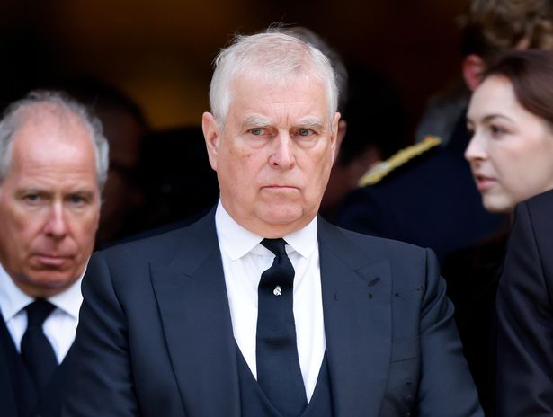 The former Prince Andrew