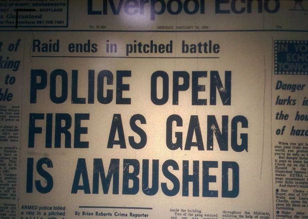 How the Echo reported the raid at the time