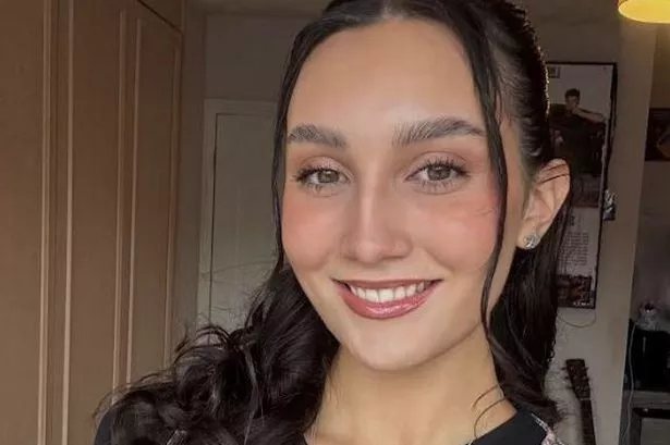 A young woman with dark hair