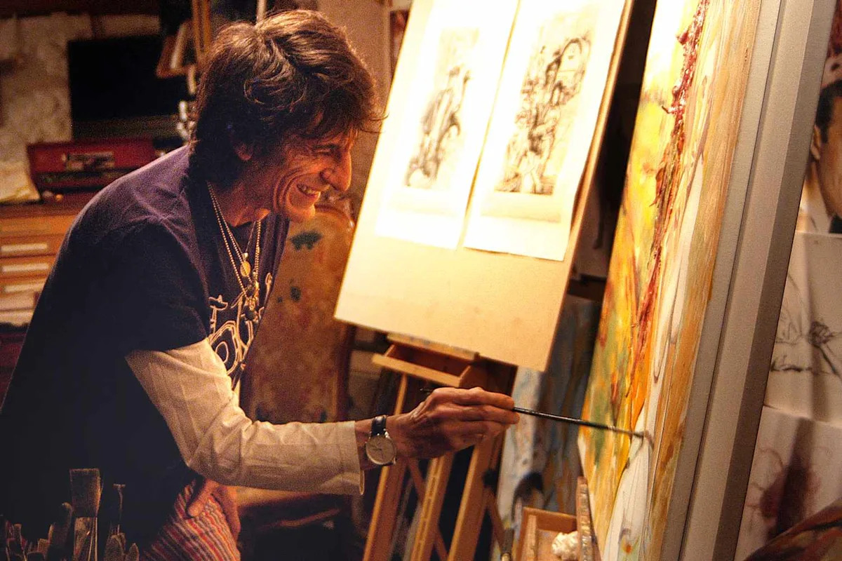 Ronnie Wood Celebrates 50 Years as a Rolling Stone by Painting His Bandmates — See the Portraits!