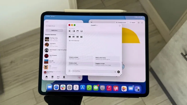 Slide Over on iPadOS 26.1