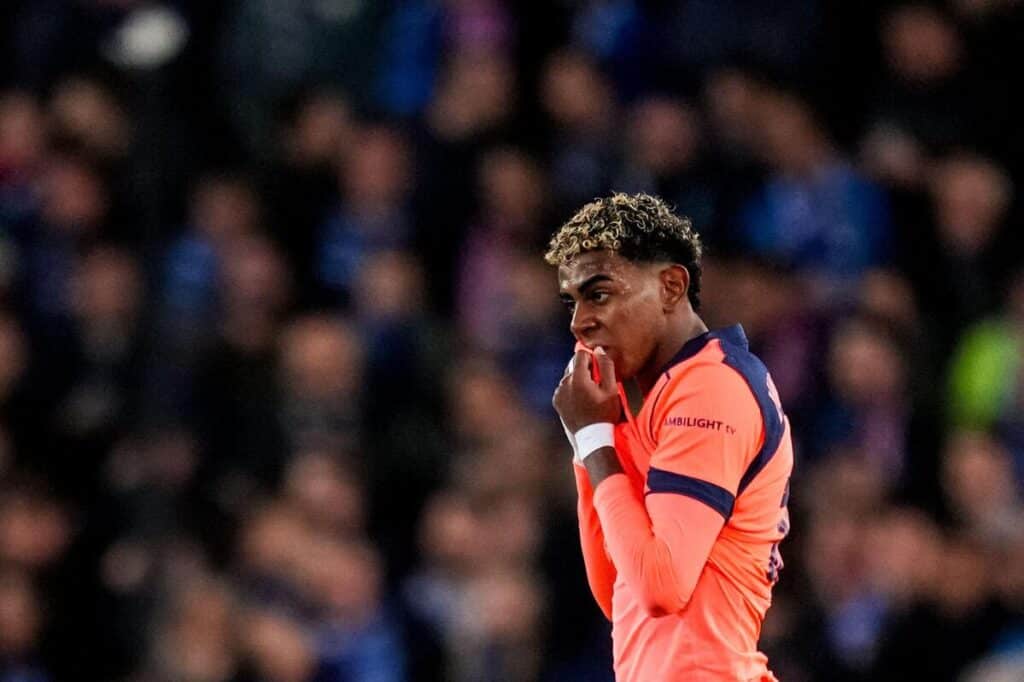 Barcelona winger Lamine Yamal