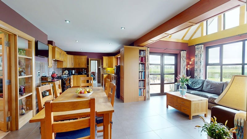 View of the kitchen at Musselden Lodge.